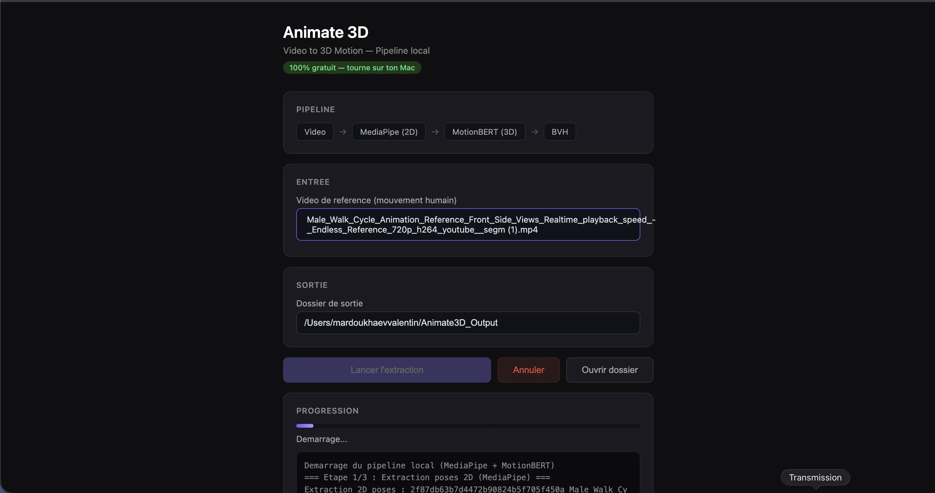 Pipeline Animate 3D — de la vid&eacute;o de r&eacute;f&eacute;rence &agrave; l'animation 3D